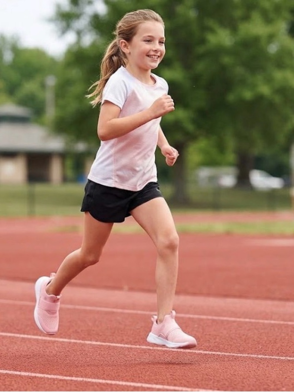Girls sneakers - Pink Slip-On Sneakers - kids sneakers size 4